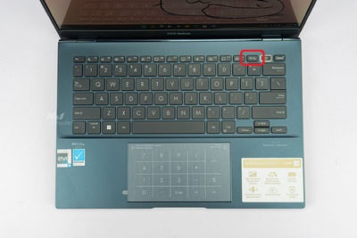 Cách chụp màn hình, chỉnh độ sáng máy tính Asus Zenbook Q409ZA cho người mới