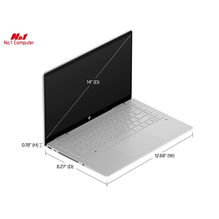 [New 100%] HP Pavilion X360 2022 ( i5-1235U, Ram 8GB, SSD 512GB, 14 inch FHD, Touch)
