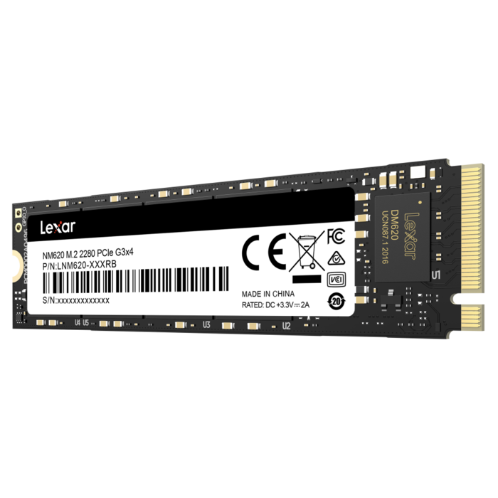 Ổ cứng SSD Lexar NM620 NVMe M.2 2280 PCIe Gen 3.0x4 512GB