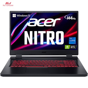 [New 100%] Acer Nitro 5 Tiger 2022 AN517-55 (Core i5-12500H, 8GB, 256GB, RTX 3050, 17,3' FHD IPS 144Hz) Bản US