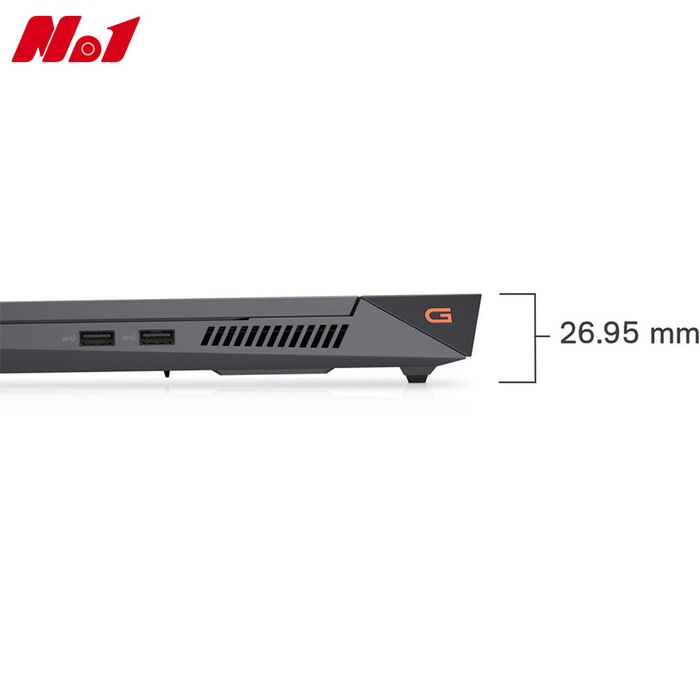 [New 100%] Dell Gaming G15 5535 (Ryzen 5 7640HS, RTX 3050 6G, RAM 16GB, SSD 1TB, Màn 15.6' FHD 120Hz) Dark Shadow Gray