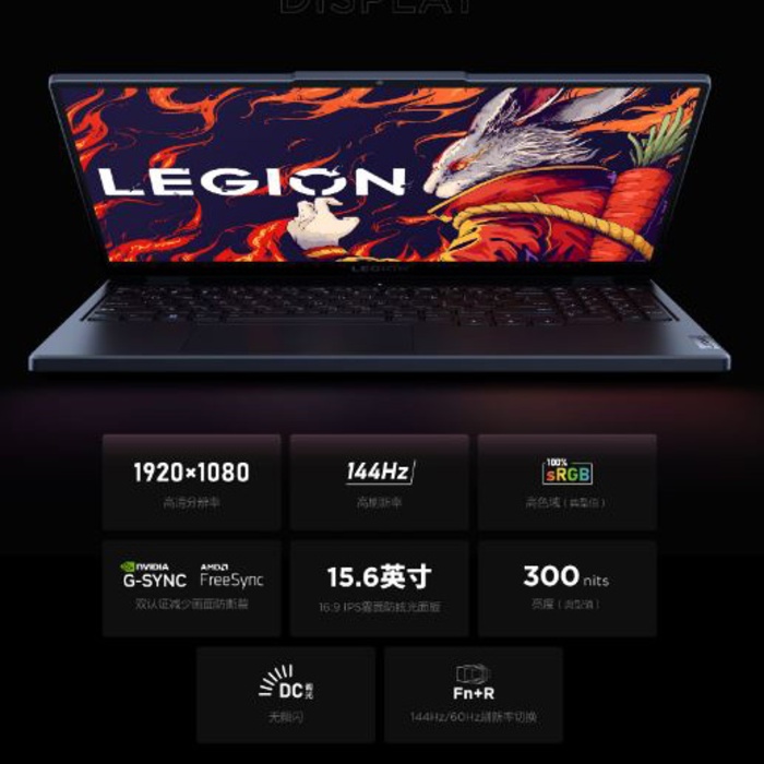 [Mới 100%] Lenovo Legion 5 2023 APH9 (R7000) (Ryzen 7 7840H, RTX 4060-8GB, Ram 16GB, SSD 512GB, Màn 15,6' FHD 144Hz, 100%sRGB)
