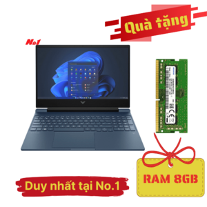 [Mới 100%] HP Victus 15 2023 15-fa0033dx (i5-12450H, RTX 3050 4GB, 16GB, 512GB, 15.6 inch FHD 144Hz)