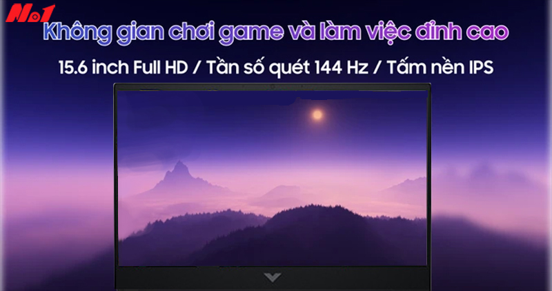 HP Gaming Victus 15-fb3116AX BX8U4PA: Màn hình 144Hz – Trải nghiệm không độ trễ