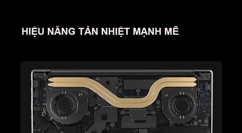 Lenovo Yoga Slim 7 Pro X R7 7840HS - Hiệu thống tản nhiệt tân tiến