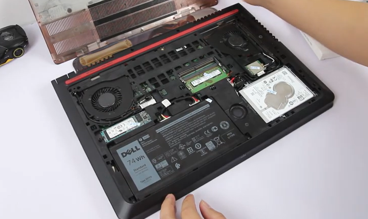 Các bước nâng cấp Ram trên laptop Dell 5577 