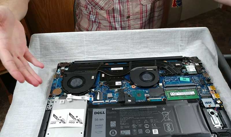 Hướng dẫn nâng cấp ổ cứng cho laptop Dell G3 3579 h2