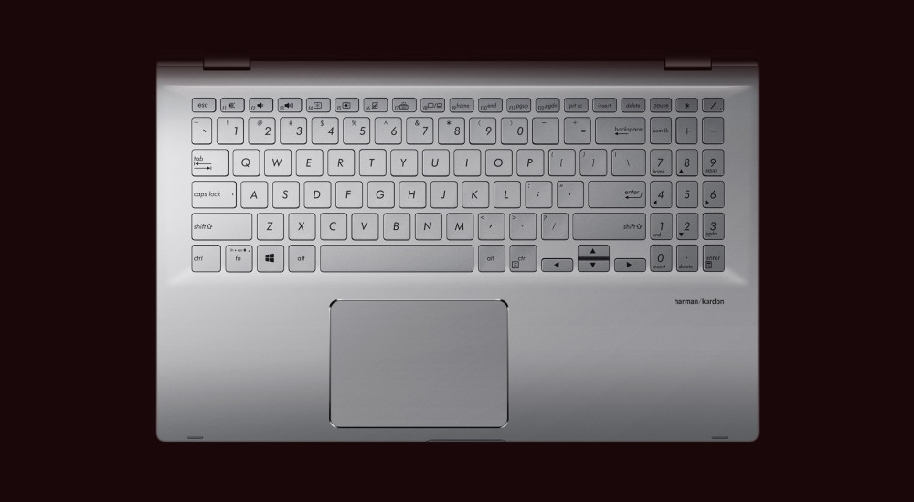 Asus Zenbook Q508UG bàn phím và touchpad
