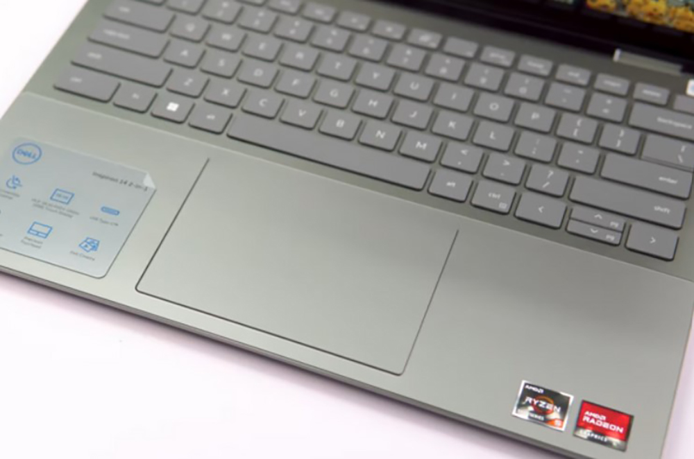 Dell Inspiron 7425 Ryzen 7 - Bàn phím mềm mại, TouchPad trơn tru