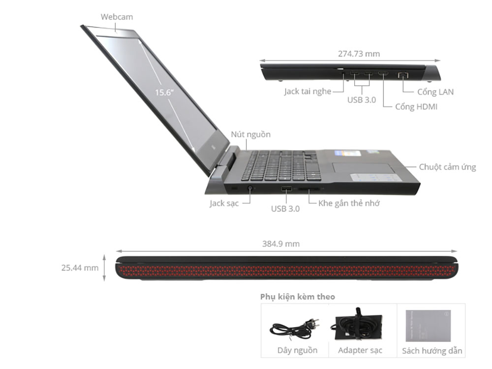 [Sale 2Tr] Dell Inspiron 7567 i7-7700HQ GX 1050Ti Chính Hãng, BH 01 Năm