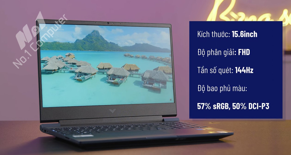HP Victus 15-fb1013dx (2023) Ryzen 5 7535HS - Màn hình FHD vô cùng sắc nét