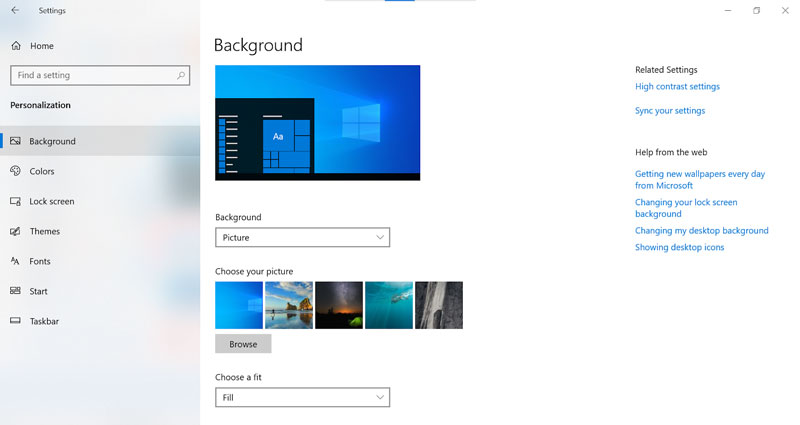Mẹo] Cách đổi hình nền máy tính Lenovo Windows 10, 11